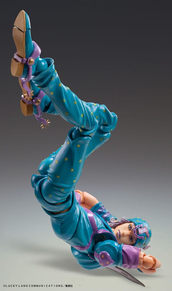 JoJo's Bizarre Adventure Part7 Steel Ball Run Super Action Action Figure Chozokado Gyro Zeppeli Third 16 cm - MangaShop.ro