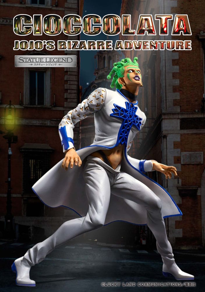 JoJo's Bizarre Adventure Part 5 Golden Wind Statue Legend PVC Statue Cioccolata 17 cm - MangaShop.ro