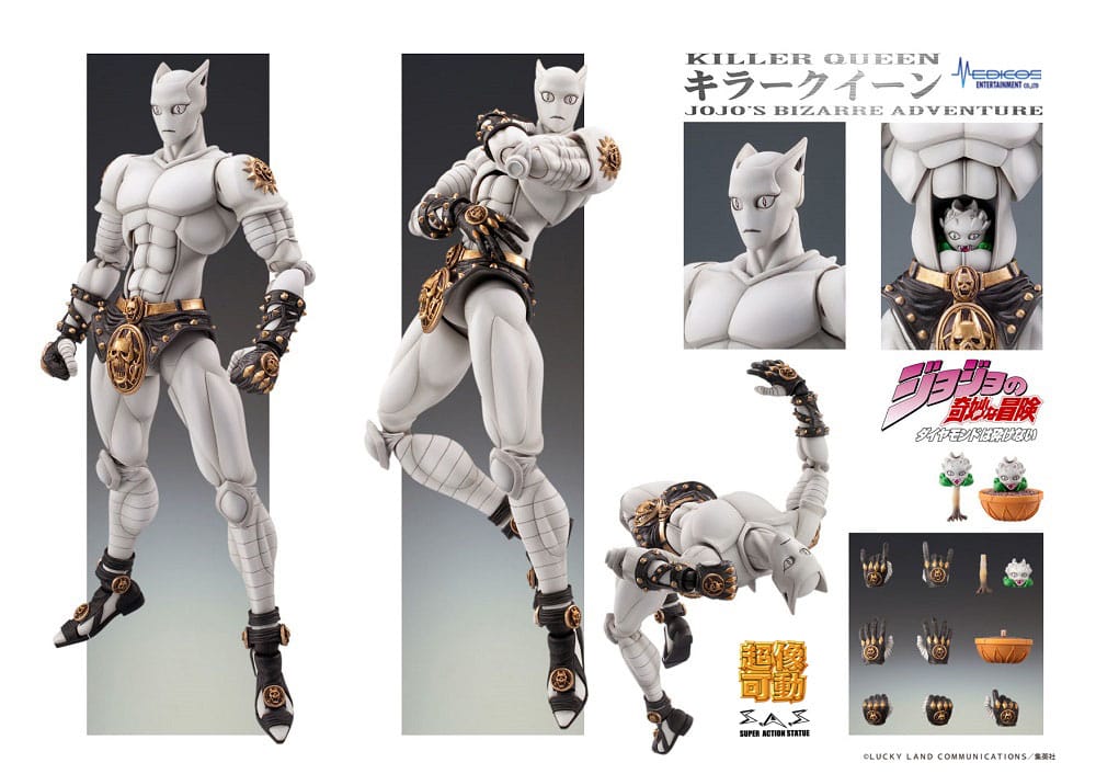JoJo's Bizarre Adventure: Diamond Is Unbreakable Super Action Action Figure Chozokado (Killer Queen) 16 cm - MangaShop.ro