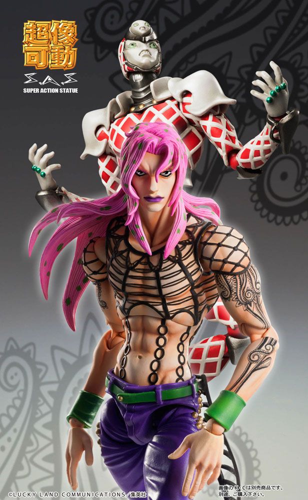 JoJo's Bizarre Adventure Part5 Super Action Action Figure Chozokado (Diavolo) (re-run) 15 cm - MangaShop.ro