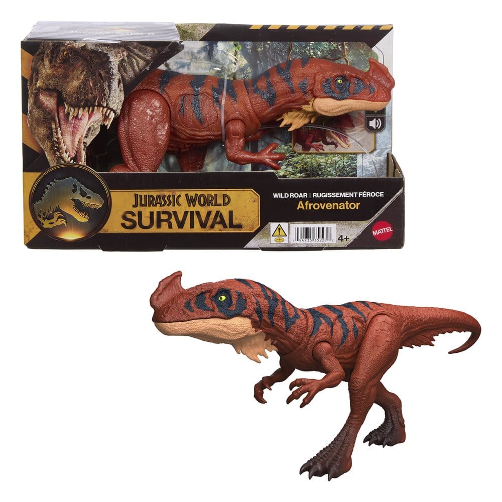 Jurassic World: Survival Action Figure Wild Roar Afrovenator - MangaShop.ro