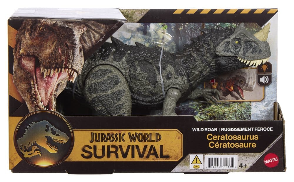 Jurassic World: Survival Action Figure Wild Roar Ceratosaurus - MangaShop.ro