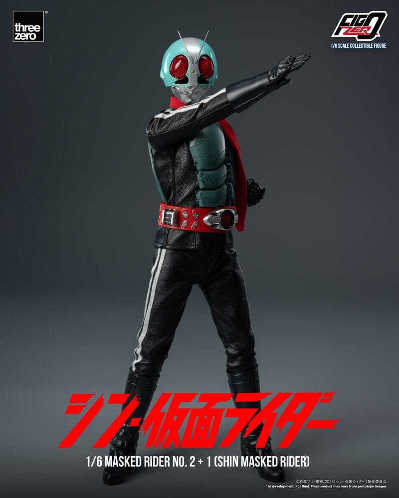 Kamen Rider FigZero Action Figure 1/6 Masked Rider No.2+1 (Shin Masked Rider) 32 cm - MangaShop.ro