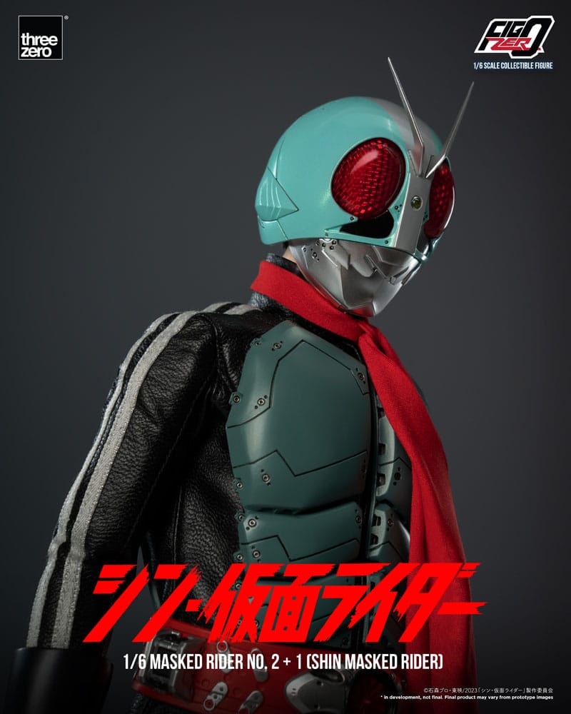 Kamen Rider FigZero Action Figure 1/6 Masked Rider No.2+1 (Shin Masked Rider) 32 cm - MangaShop.ro