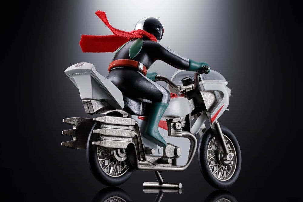 Kamen Rider Chogokin Diecast Action Figure Cyclone (Masked Rider 2) 9 cm - MangaShop.ro