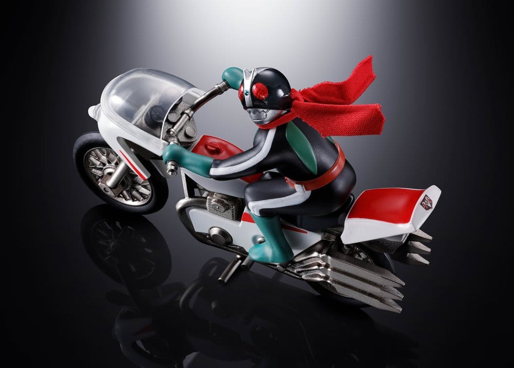 Kamen Rider Chogokin Diecast Action Figure Cyclone (Masked Rider 2) 9 cm - MangaShop.ro