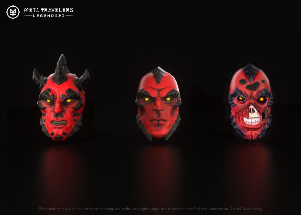 Legendari Accessory Pack Nibiru Villains Head Pack - MangaShop.ro