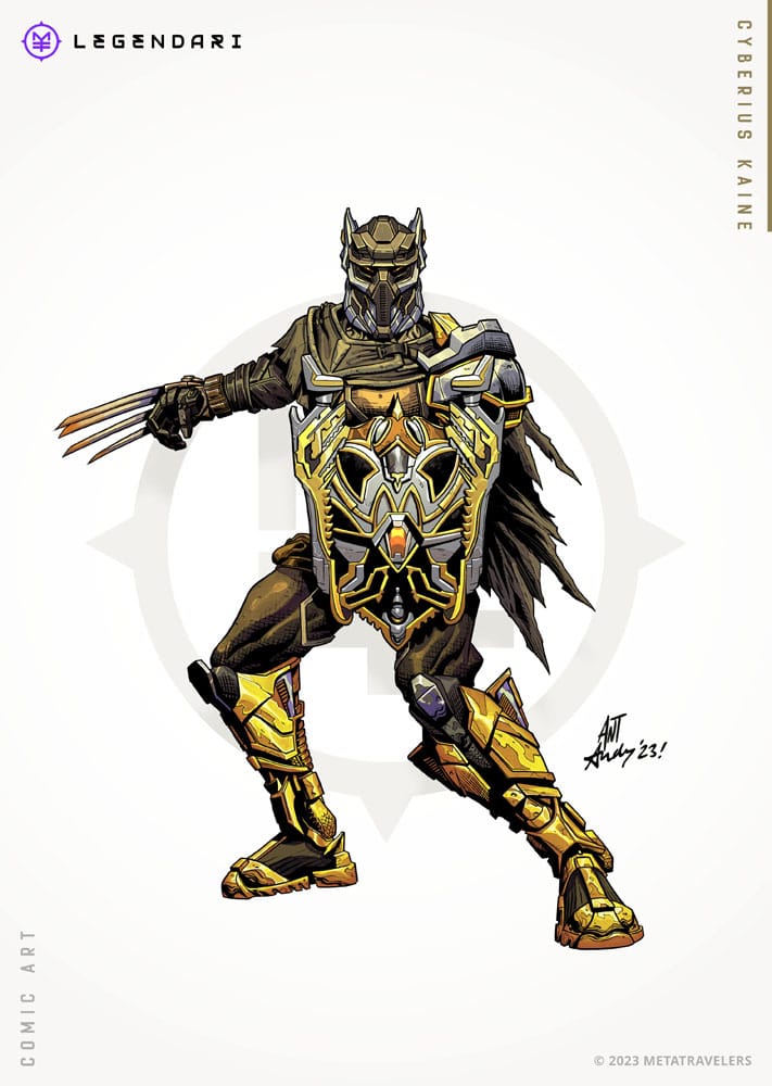 Legendari Action Figure 1/10 Cyberius Kaine 18 cm - MangaShop.ro