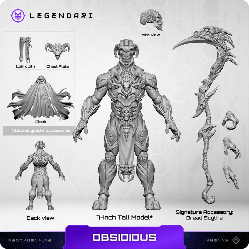 Legendari Action Figure 1/10 Obsidious 18 cm - MangaShop.ro