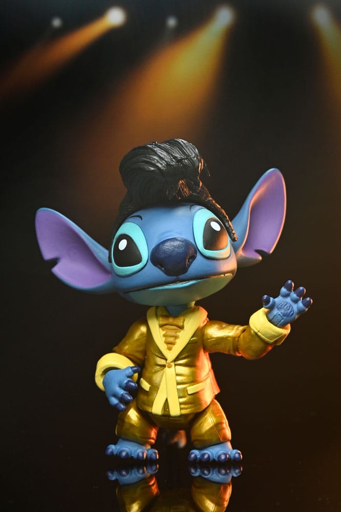 Lilo & Stitch Action Figure Ultimate Gold Suit Elvis Stitch 18 cm - MangaShop.ro
