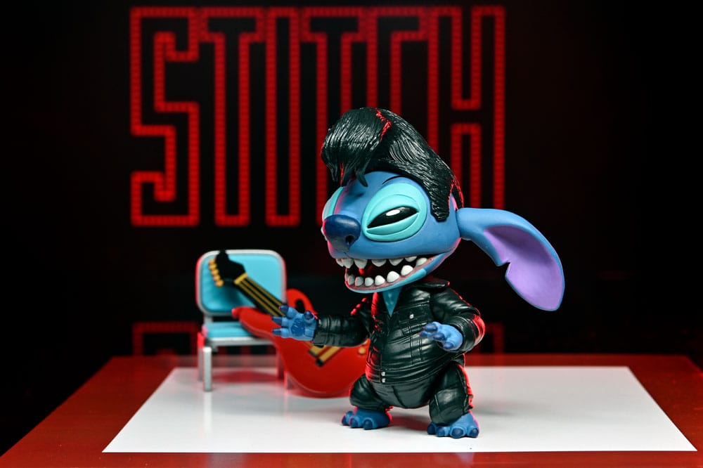 Lilo & Stitch Action Figure Ultimate Singer Elvis Stitch 7 cm - MangaShop.ro