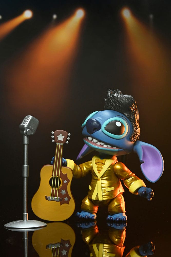 Lilo & Stitch Action Figure Ultimate Gold Suit Elvis Stitch 18 cm - MangaShop.ro