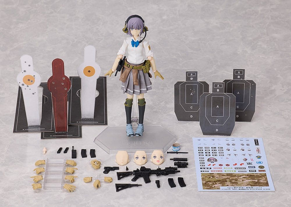 Little Armory figma Action Figure Miyo Asato: Summer Uniform ver. 1.5 13 cm - MangaShop.ro