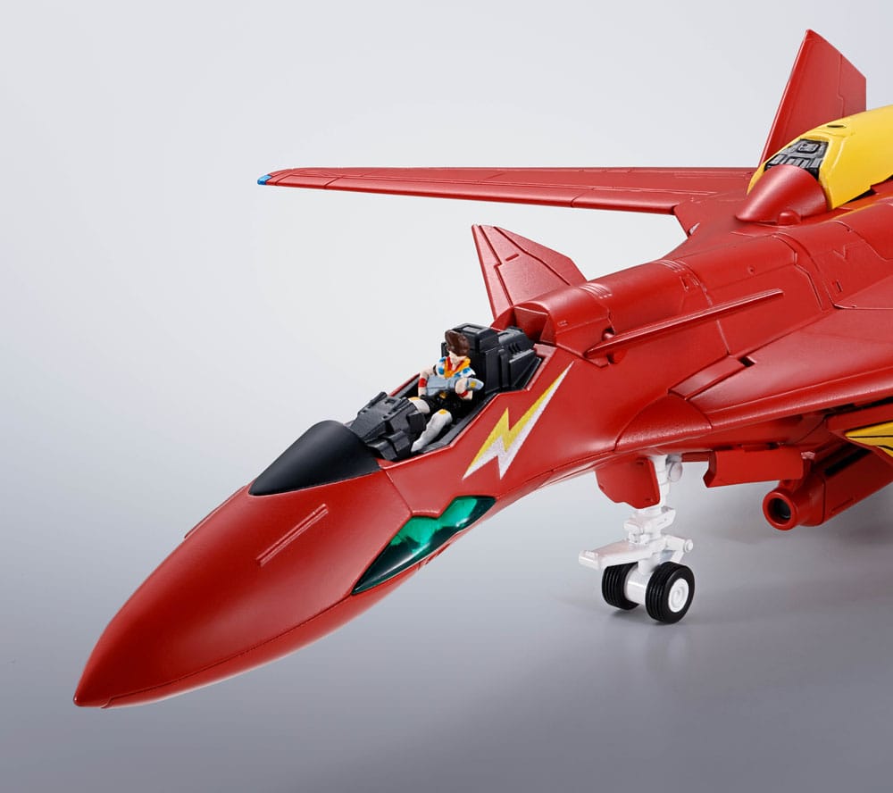 Macross 7 Hi-Metal R Action Figure VF-19 Custom Fire Valkyrie 11 cm - MangaShop.ro