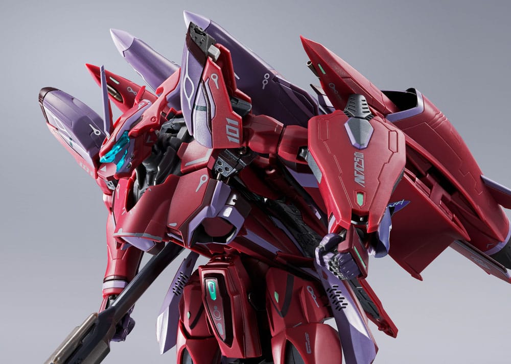 Macross Frontier DX Chogokin Action Figure VF-27 Gamma SP Super Lucifer Valkyrie Brera Sterne use Revival Ver. 25 cm - MangaShop.ro