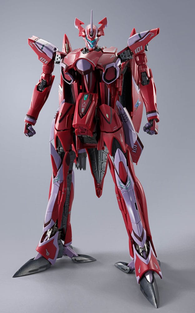 Macross Frontier DX Chogokin Action Figure VF-27 Gamma SP Super Lucifer Valkyrie Brera Sterne use Revival Ver. 25 cm - MangaShop.ro
