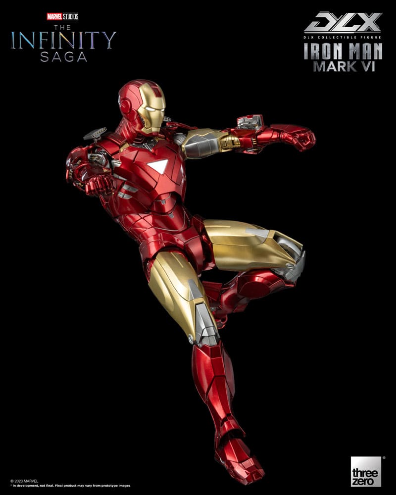 Infinity Saga DLX Action Figure 1/12 Iron Man Mark 6 17 cm - MangaShop.ro