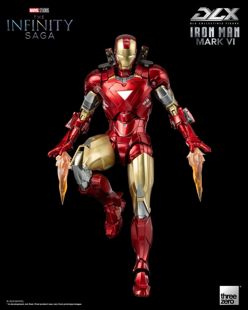 Infinity Saga DLX Action Figure 1/12 Iron Man Mark 6 17 cm - MangaShop.ro