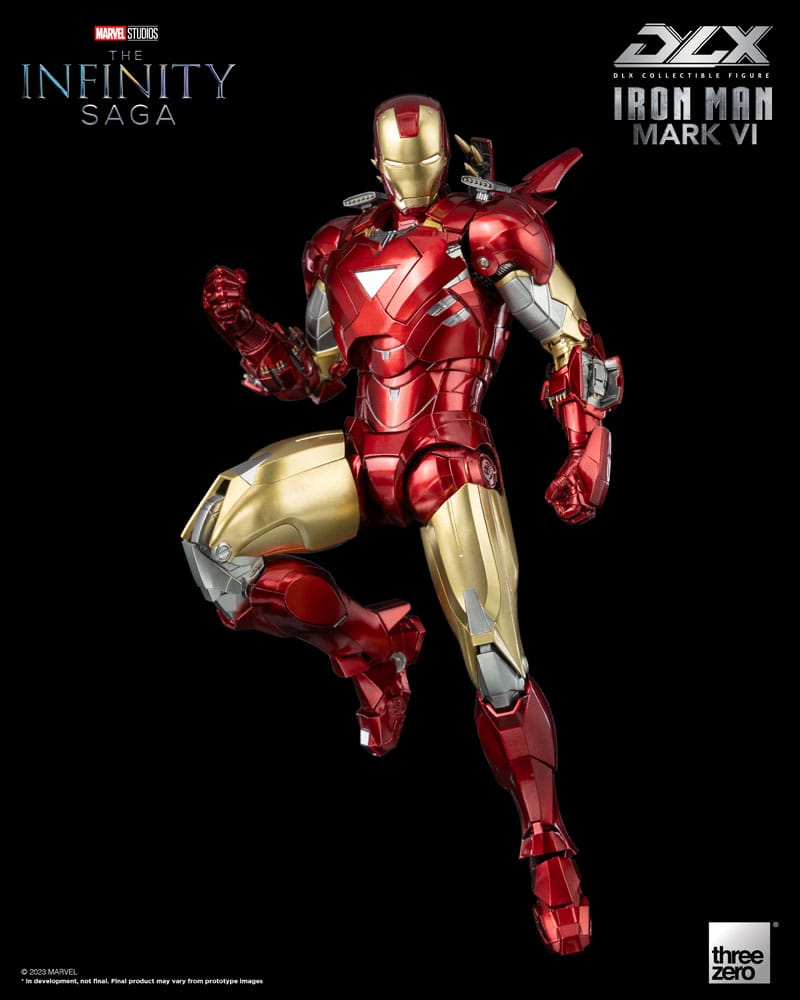 Infinity Saga DLX Action Figure 1/12 Iron Man Mark 6 17 cm - MangaShop.ro