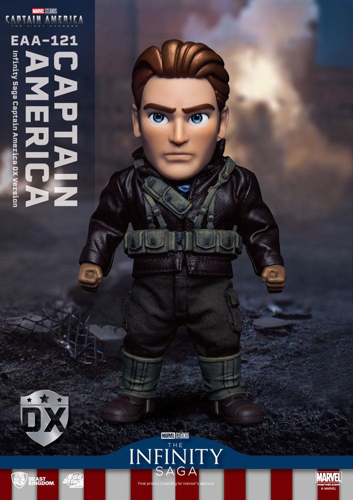 Captain America: The First Avenger Egg Attack Action Action Figure Captain America DX Version 17 cm - MangaShop.ro