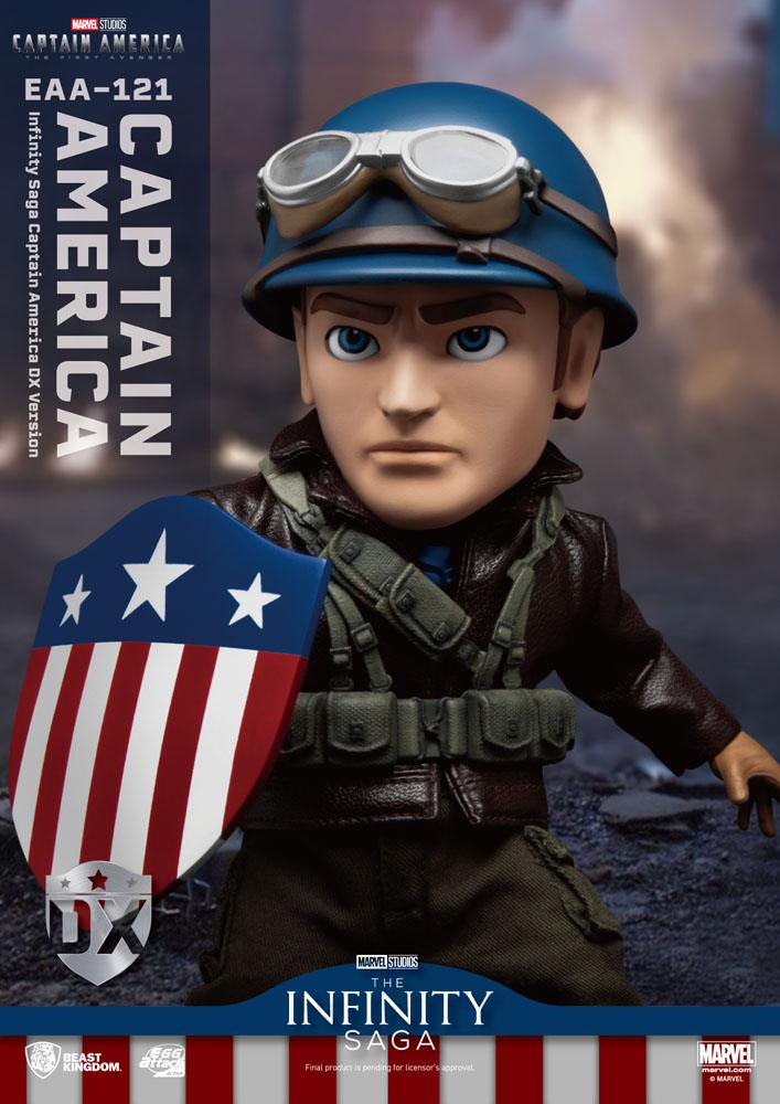 Captain America: The First Avenger Egg Attack Action Action Figure Captain America DX Version 17 cm - MangaShop.ro