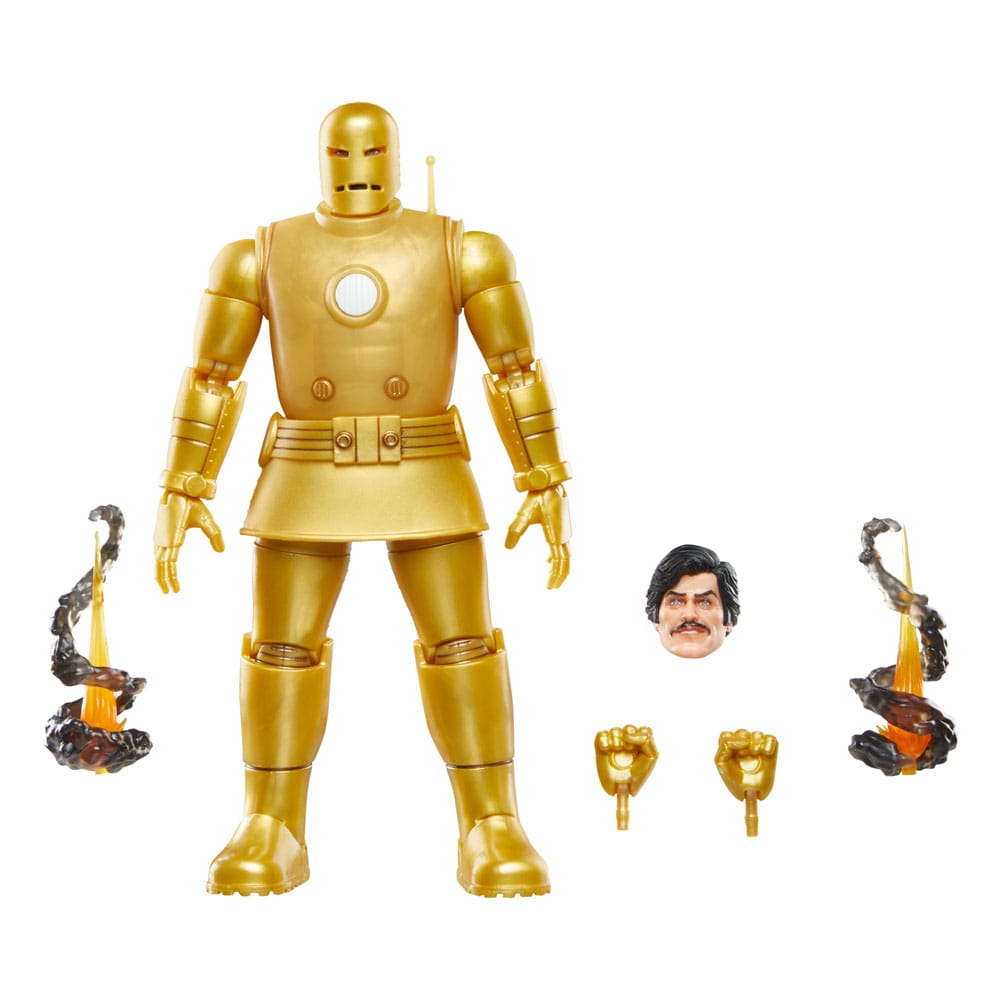 Iron Man Marvel Legends Action Figure Iron Man (Model 01-Gold) 15 cm - MangaShop.ro