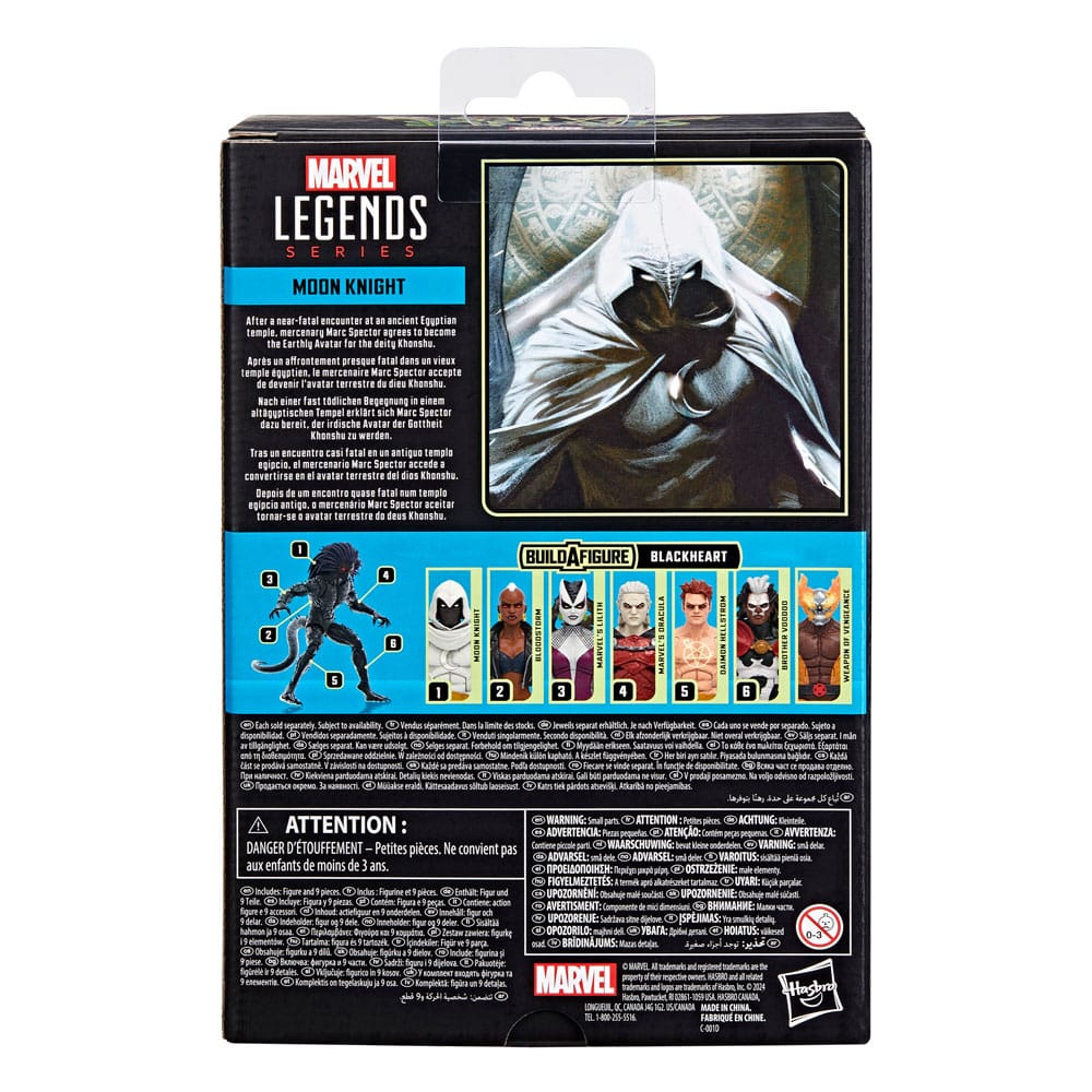 Strange Tales Marvel Legends Action Figure Moon Knight (BAF: Blackheart) 15 cm - MangaShop.ro