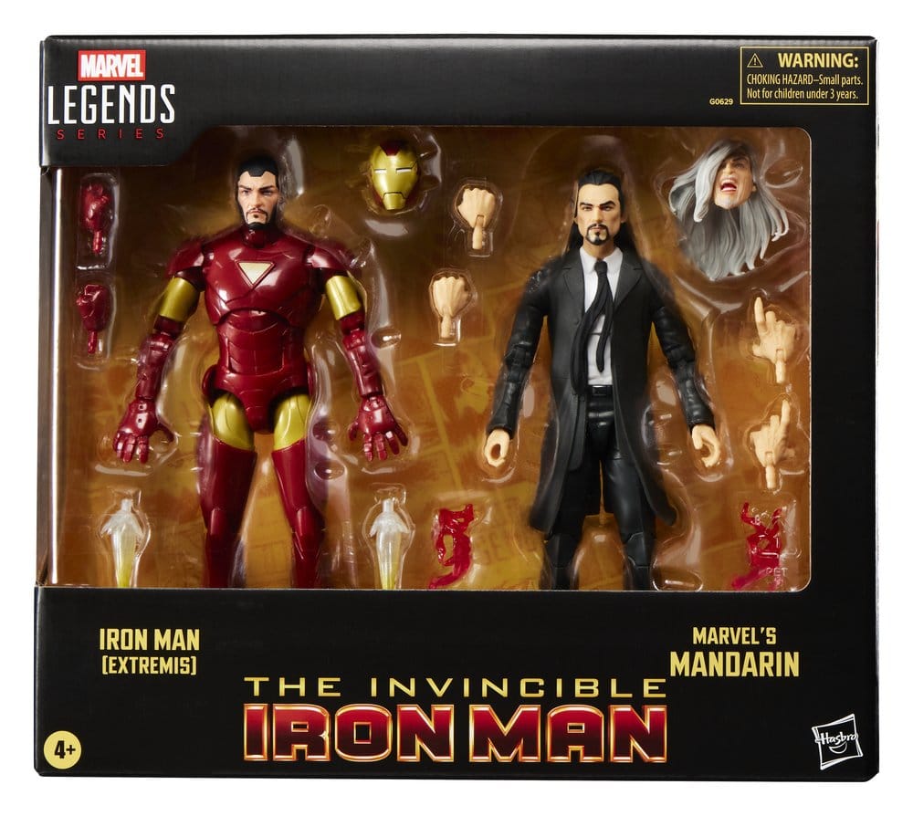 Marvel Legends Action Figure 2-Pack Iron Man (Extremis) & Marvel's Mandarin 15 cm - MangaShop.ro