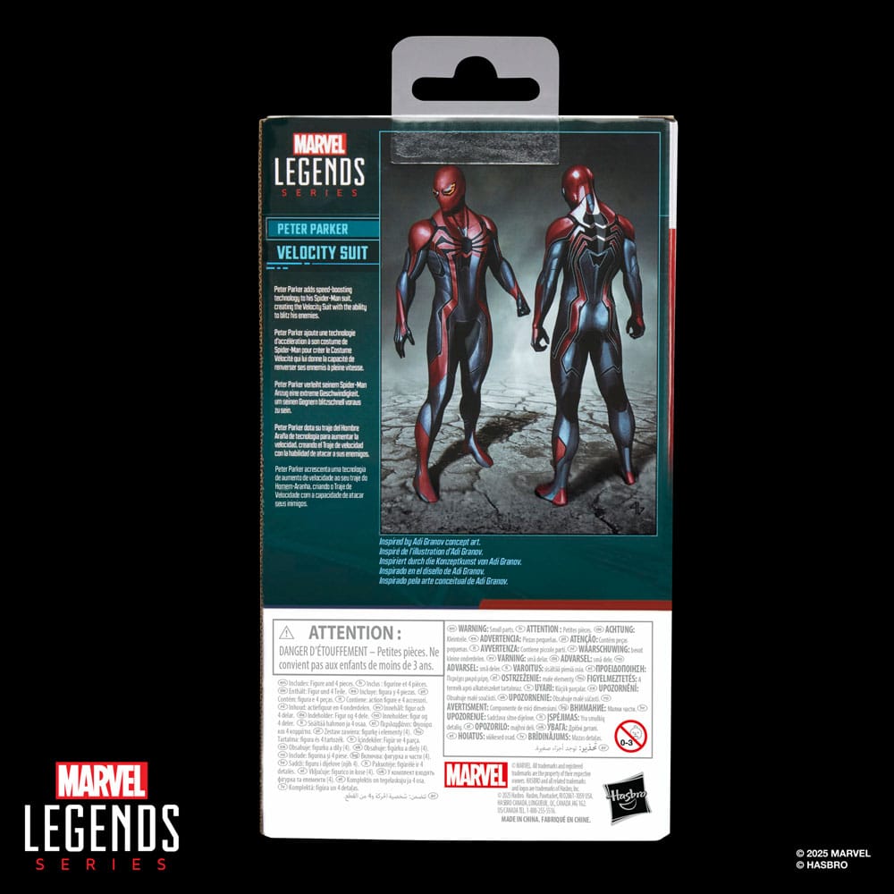 Spider-Man Marvel Legends Gamerverse Action Figure Peter Parker Velocity Suit 15 cm - MangaShop.ro