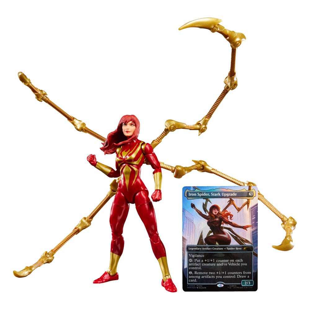 Marvel Legends Magic: The Gathering Action Figure Mary Jane Watson (Iron Spider) (plus Exclusive Foil Card) 15 cm - MangaShop.ro