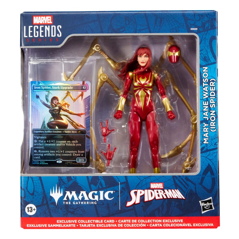 Marvel Legends Magic: The Gathering Action Figure Mary Jane Watson (Iron Spider) (plus Exclusive Foil Card) 15 cm - MangaShop.ro