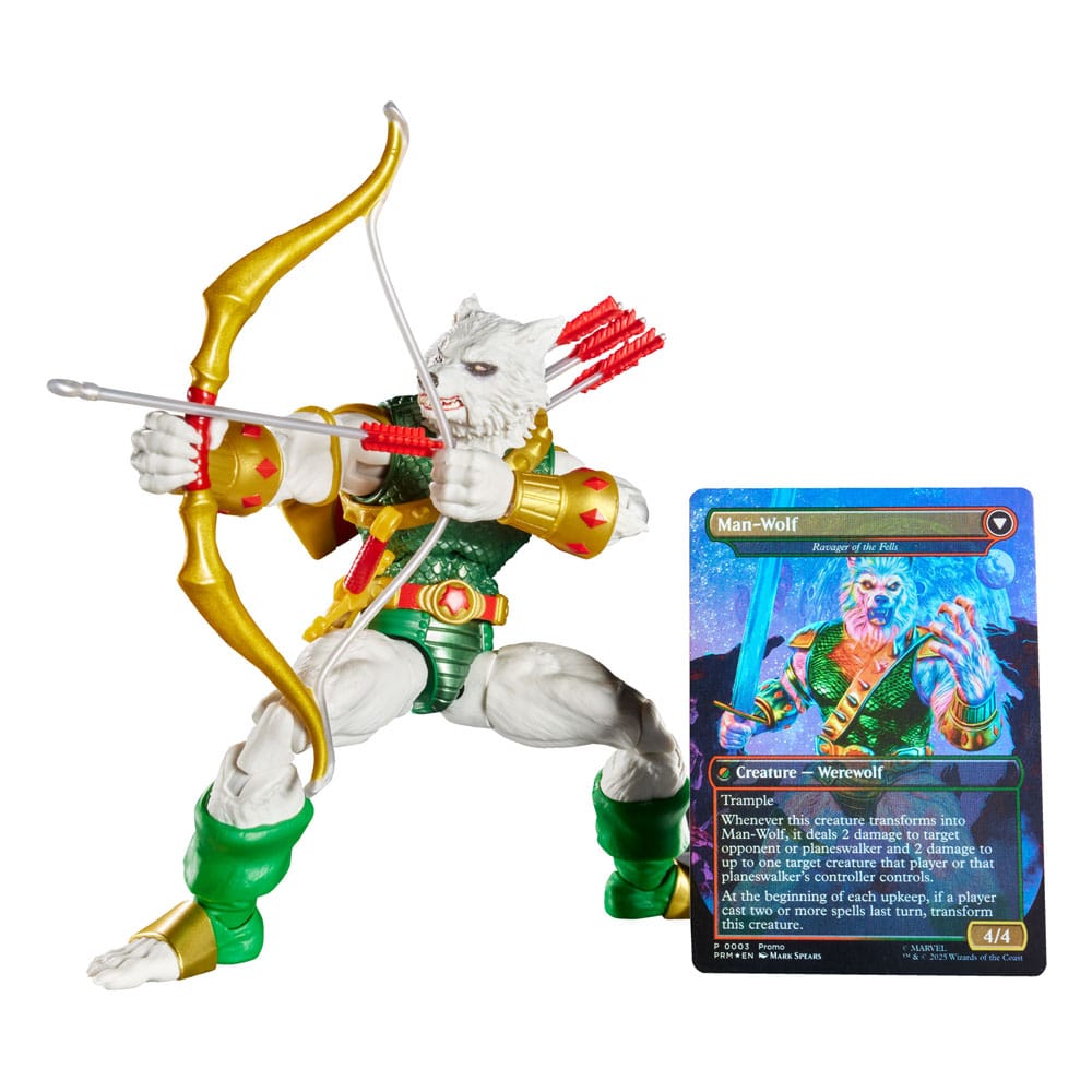 Marvel Legends Magic: The Gathering Action Figure Man-Wolf (plus Exclusive Foil Card) 15 cm - MangaShop.ro
