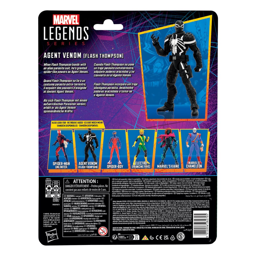 Spider-Man Marvel Legends Retro Action Figure Agent Venom (Flash Thompson) 15 cm - MangaShop.ro