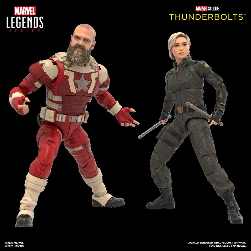 Thunderbolts Marvel Legends Action Figure 2-Pack Yelena Belova & Red Guardian 15 cm - MangaShop.ro