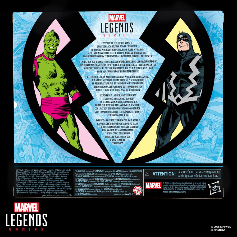 Inhumans Marvel Legends Action Figure 2-Pack Black Bolt & Marvel's Triton 15 cm - MangaShop.ro