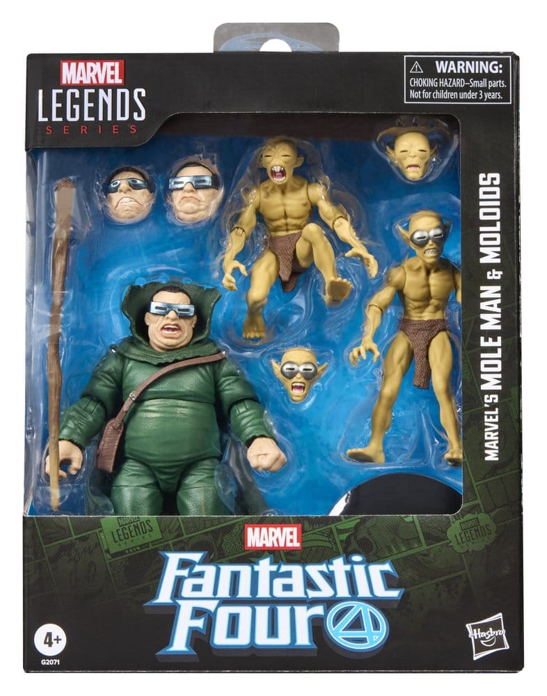 Fantastic Four Marvel Legends Action Figure 3-Pack Marvel's Mole Man & Moloids 15 cm - MangaShop.ro