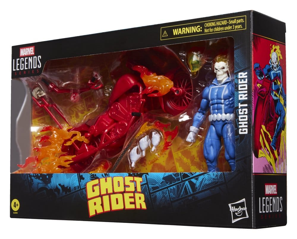 Ghost Rider Marvel Legends Action Figure  Johnny Blaze with Motorcycle 15 cm - MangaShop.ro