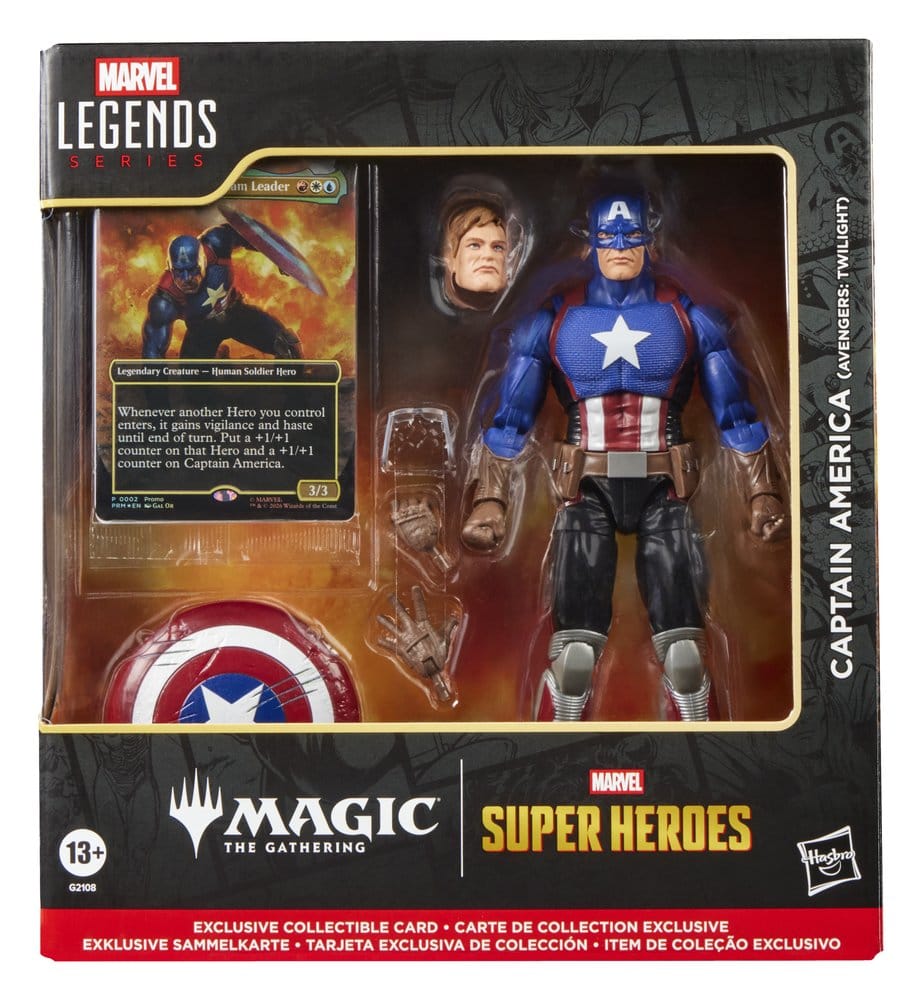 Magic The Gathering: Marvel Super Heroes Marvel Legends Action Figure Captain America (Avengers: Twilight) 15 cm - MangaShop.ro