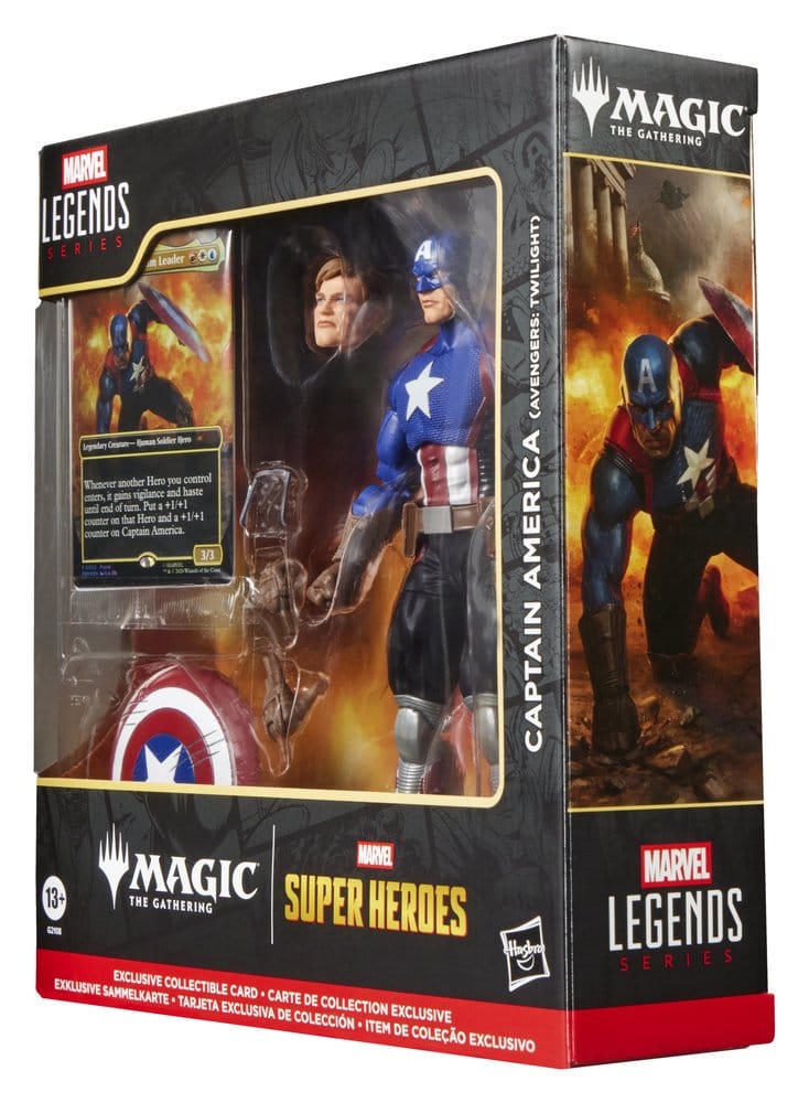 Magic The Gathering: Marvel Super Heroes Marvel Legends Action Figure Captain America (Avengers: Twilight) 15 cm - MangaShop.ro