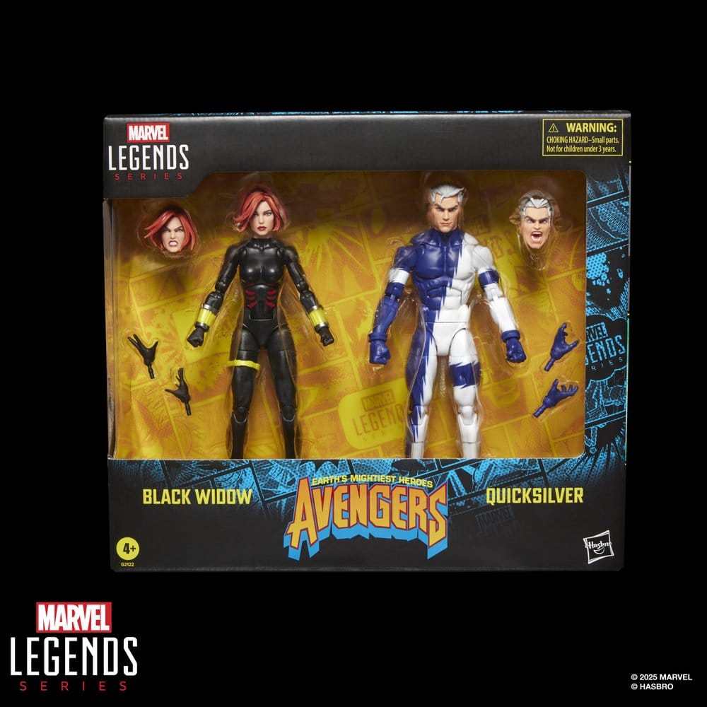 Avengers Marvel Legends Action Figure 2-Pack Black Widow & Quicksilver 15 cm - MangaShop.ro
