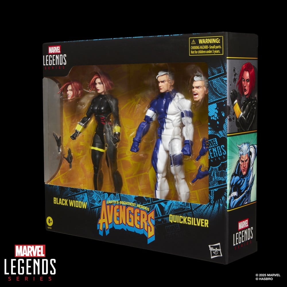 Avengers Marvel Legends Action Figure 2-Pack Black Widow & Quicksilver 15 cm - MangaShop.ro
