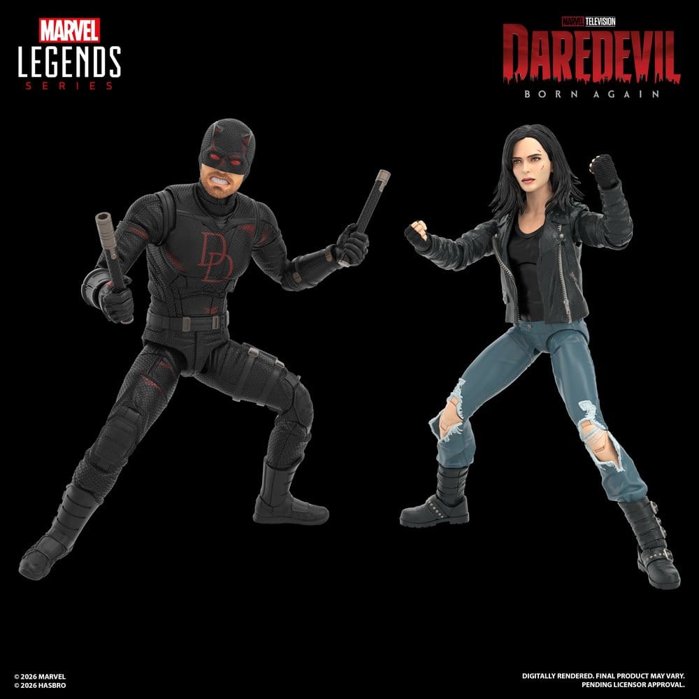 Daredevil: Born Again Marvel Legends Action Figure 2-Pack Daredevil & Jessica Jones 15 cm - MangaShop.ro