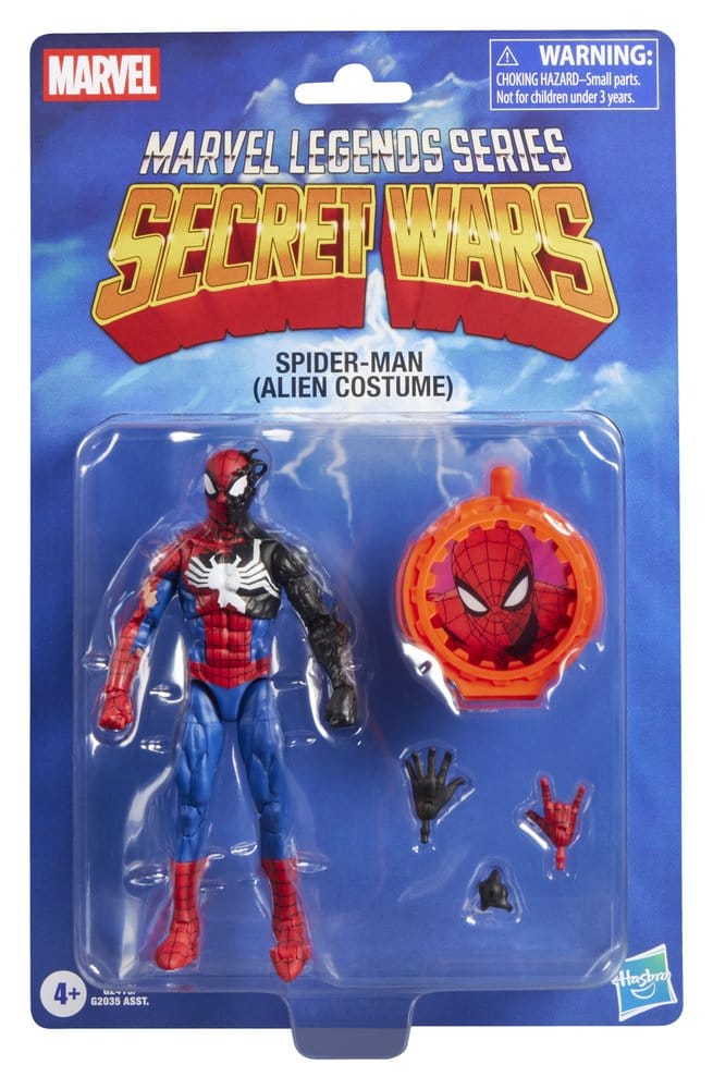 Secret Wars Marvel Legends Action Figure Spider-Man (Alien Costume) 15 cm - MangaShop.ro