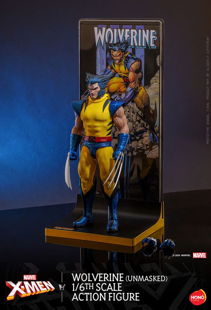 Marvel X-Men Action Figure 1/6 Wolverine (Unmasked) 28 cm - MangaShop.ro