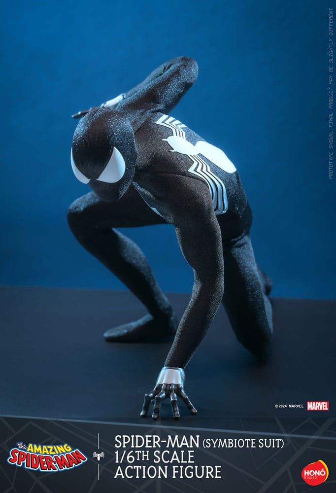 The Amazing Spider-Man Action Figure 1/6 Spider-Man (Symbiote Suit) 30 cm - MangaShop.ro