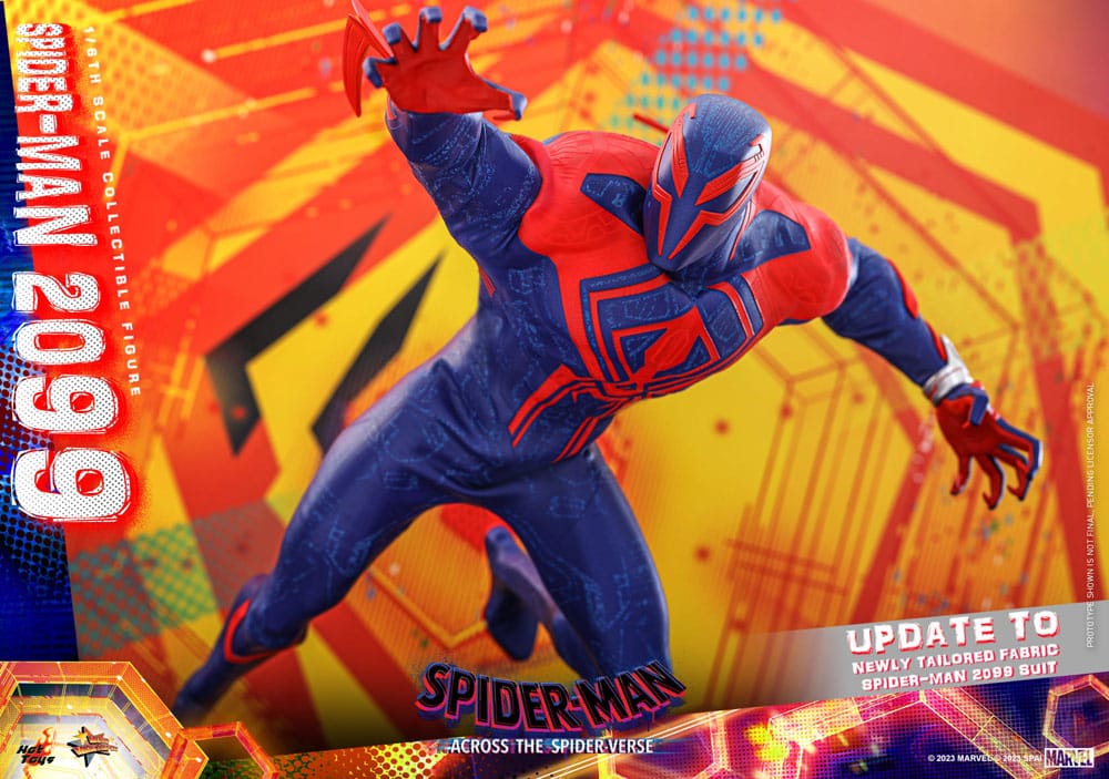Spider-Man: Across the Spider-Verse Movie Masterpiece Action Figure 1/6 Spider-Man 2099 33 cm - MangaShop.ro