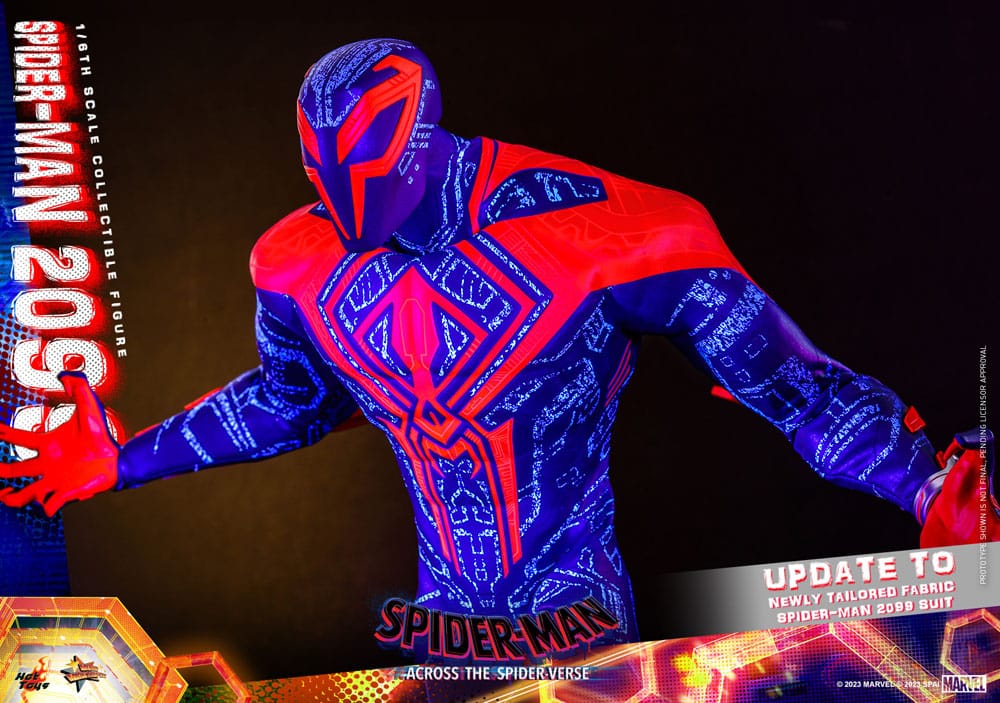 Spider-Man: Across the Spider-Verse Movie Masterpiece Action Figure 1/6 Spider-Man 2099 33 cm - MangaShop.ro