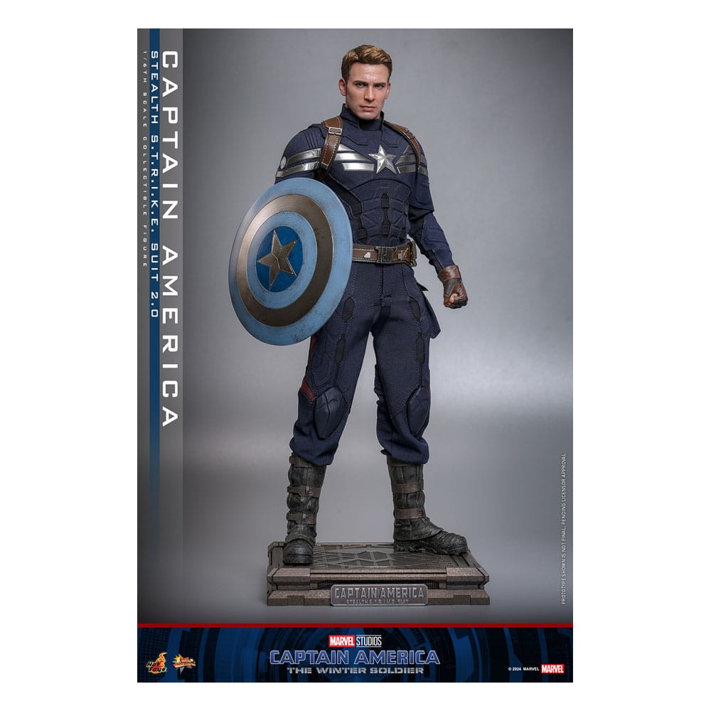 Captain America: The Winter Soldier Movie Masterpiece Action Figure 1/6 Captain America (Stealth S.T.R.I.K.E. Suit) 2.0 31 cm - MangaShop.ro