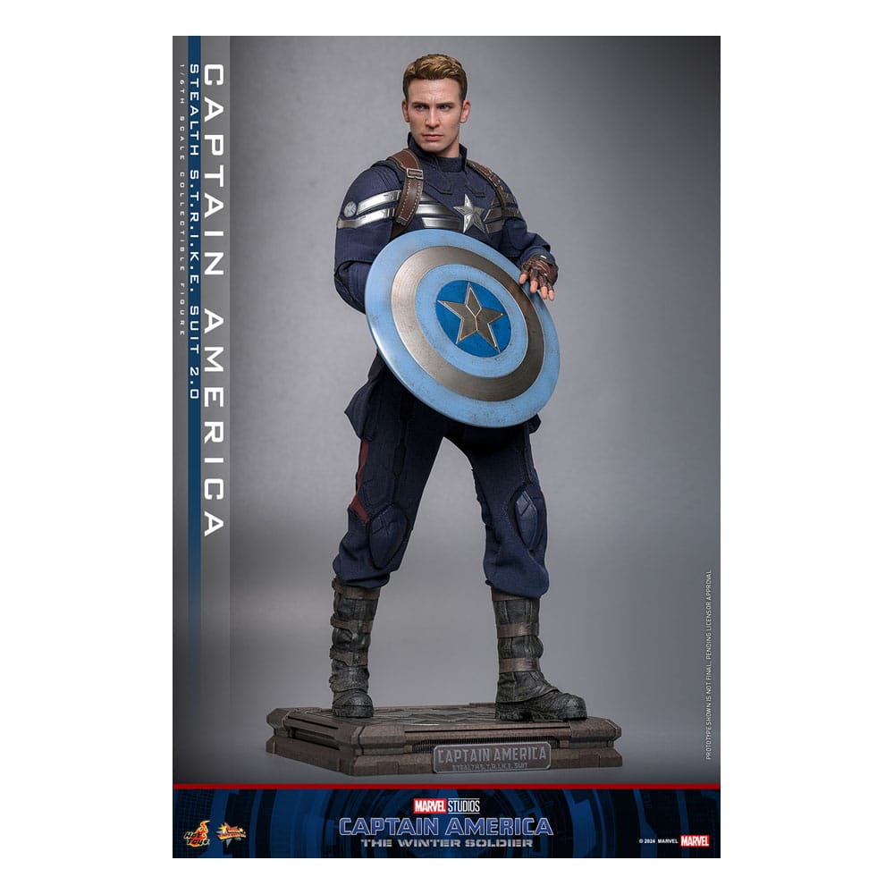 Captain America: The Winter Soldier Movie Masterpiece Action Figure 1/6 Captain America (Stealth S.T.R.I.K.E. Suit) 2.0 31 cm - MangaShop.ro