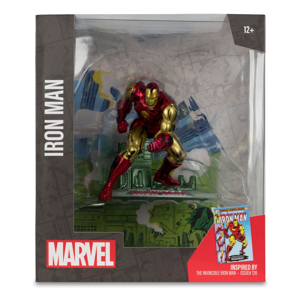 Marvel PVC Statue 1/10 Iron Man (The Invincible Iron Man #126) 11 cm - MangaShop.ro